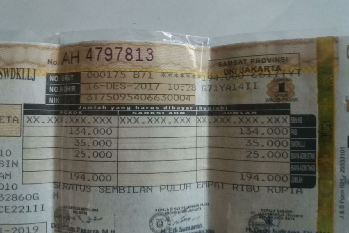 Cara Menghitung Pajak Progresif Mobil